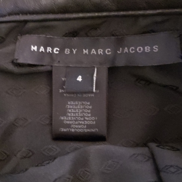 Marc Jacobs 100% lamb leather shirt in size 4 - Picture 4 of 5